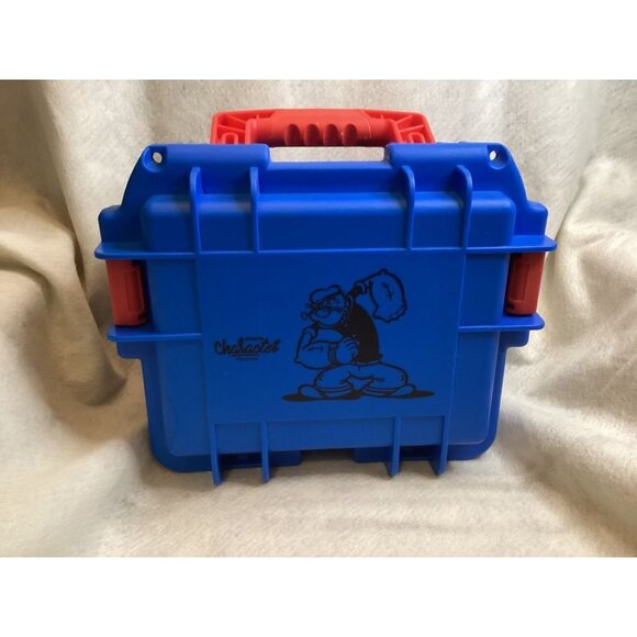 Invicta Popeye Theme Blue Watch Case With Foam Inserts - Picture 1 of 5